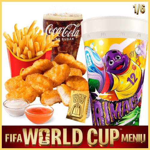 Meniu McNuggets 9buc. FIFA Word Cup™